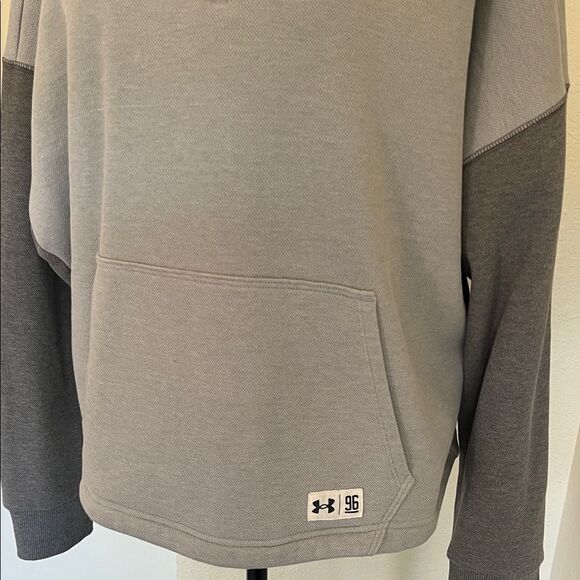 Under Armour Two-Tone Gray Half-Zip Pullover - Picture 2 of 4